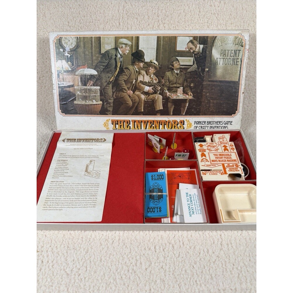 1974 The Inventors Game by Parker Brothers